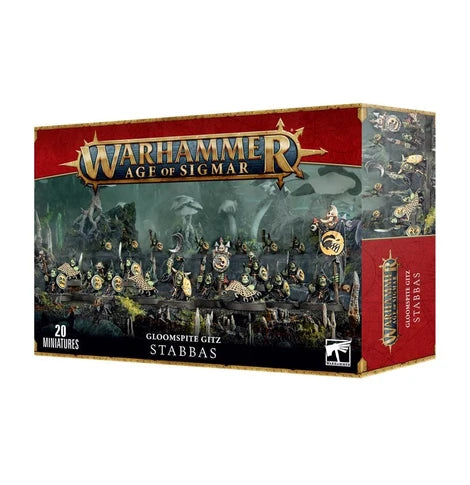 Warhammer Age of Sigmar Gloomspite Gitz Moonclan Stabbas Multipart Plastic Miniatures Box Packaging