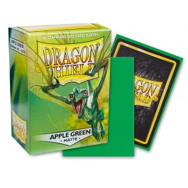 Dragon Shield Standard Matte Apple Green 100 Count Card Sleeves Box