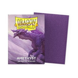 Dragon Shield Standard Matte Amethyst 100 Count Card Sleeves Box