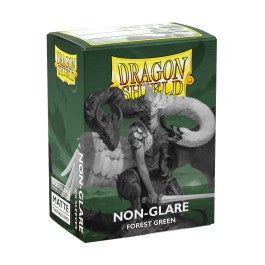 Dragon Shield Standard Matte Non-Glare Forest Green 100 Count Card Sleeves Box
