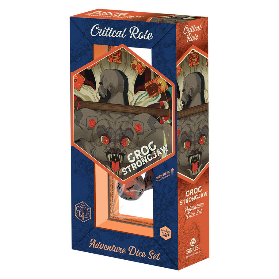 Official Vox Machina Adventure Dice Set: Grog Strongjaw