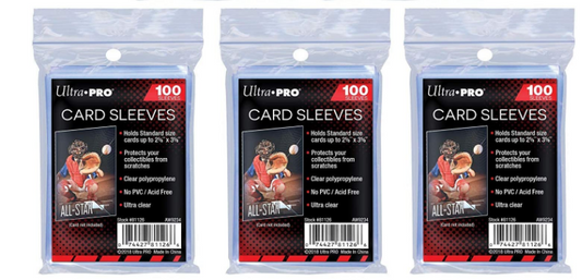 Ultra Pro Soft Sleeves 100ct (1-Pack or 3-Pack)
