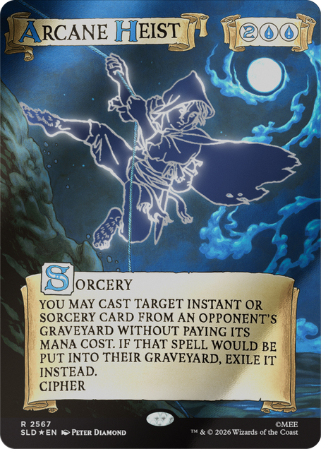 MTG Secret Lair x The Hobbit: He Who Walks Unseen Out of Sight Foil Edition