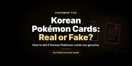Korean Pokémon Cards: Real or Fake? - Landfall Outpost blog banner