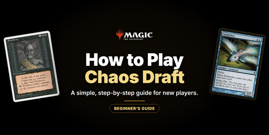 How to Play Chaos Draft with Pestilence and Mulldrifter cards - Landfall Outpost blog banner