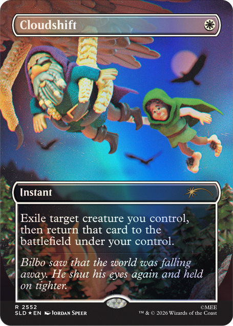 MTG Secret Lair x The Hobbit: Over the Edge of the Wild Foil Edition