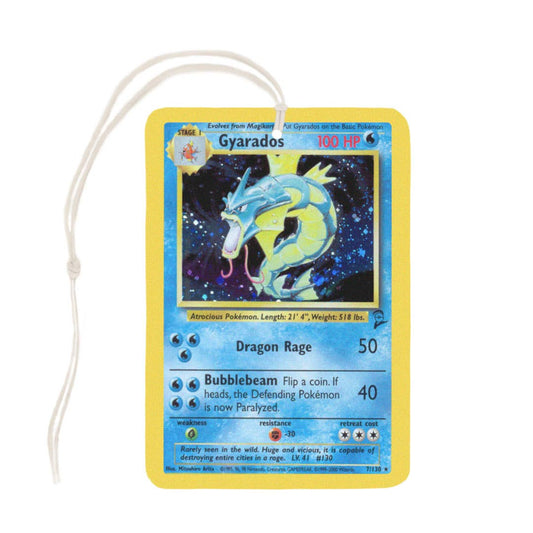 Gyarados Pokemon Card Air Freshener