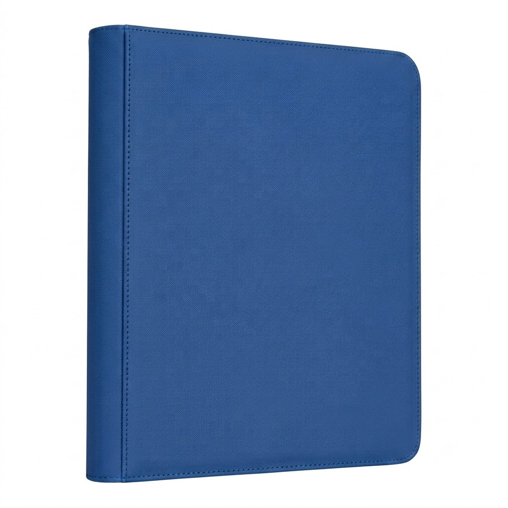 Portable 9-Pocket PU Leather Trading Card Binder with Zipper Closure (360 Pocket) – image 11