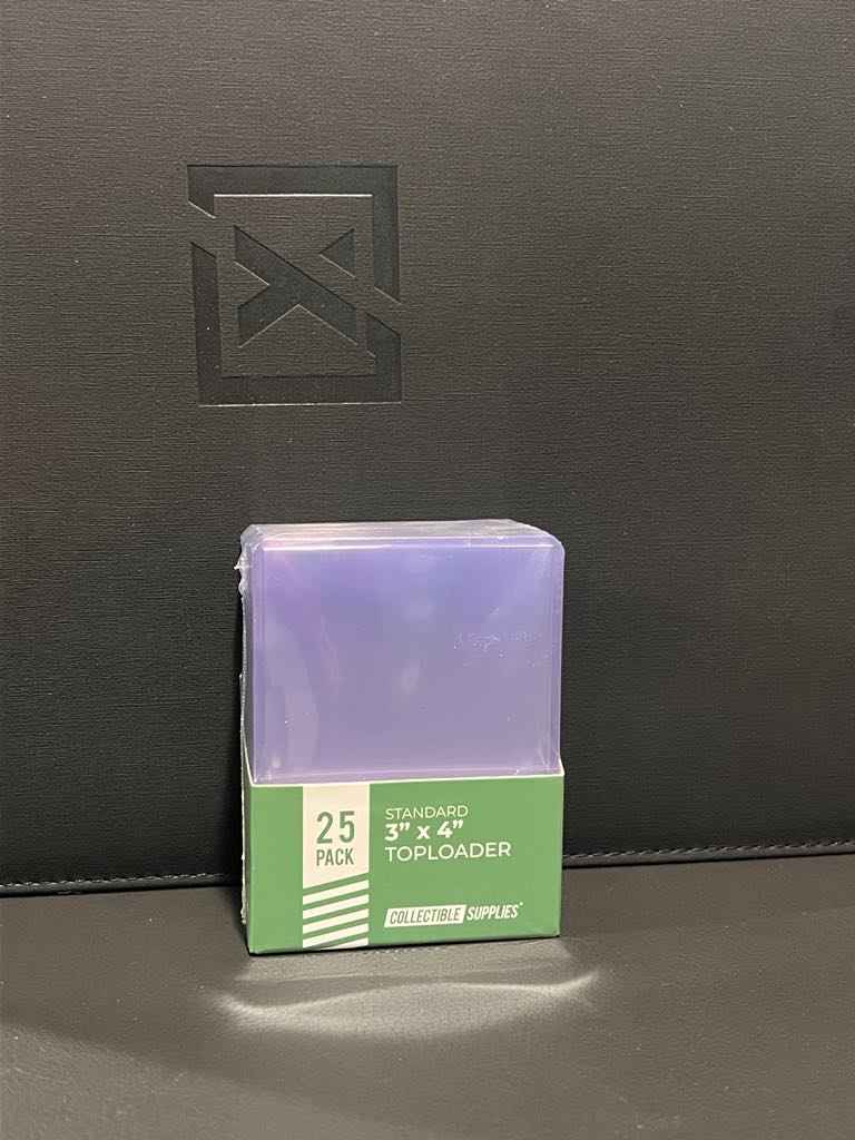 25 Standard  3" X 4" Top loaders image 0