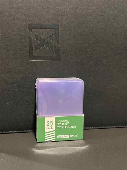 25 Standard  3" X 4" Top loaders image 0