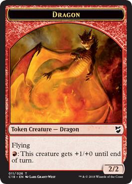 Dragon Egg // Dragon Double-Sided Token (Back)