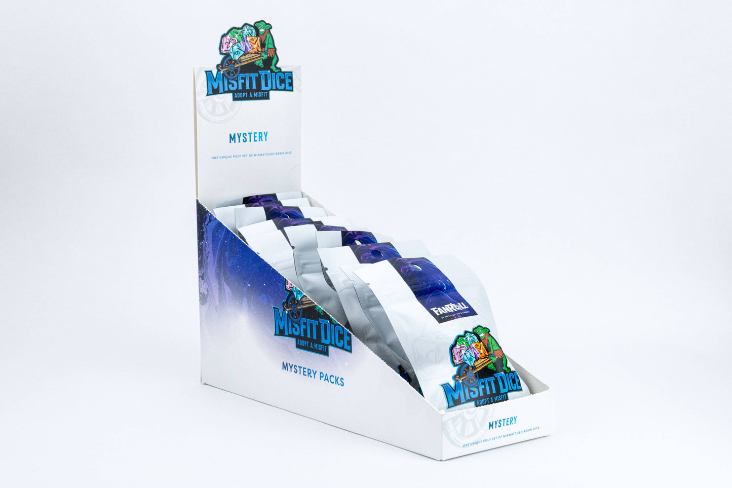 Misfit Resin Dice Set: Adopt A Misfit (Blind Pack) | 7-Piece Mixed-Style Set