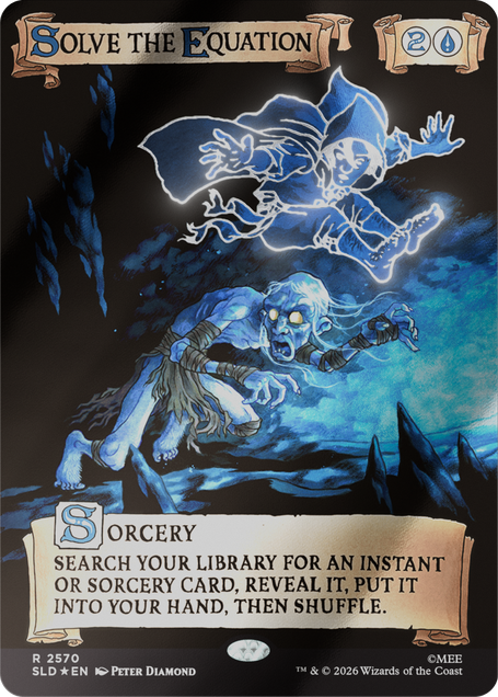 MTG Secret Lair x The Hobbit: He Who Walks Unseen Out of Sight Foil Edition