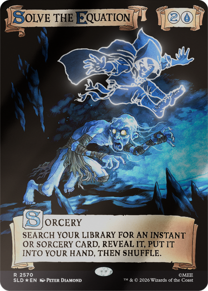 MTG Secret Lair x The Hobbit: He Who Walks Unseen Out of Sight Foil Edition