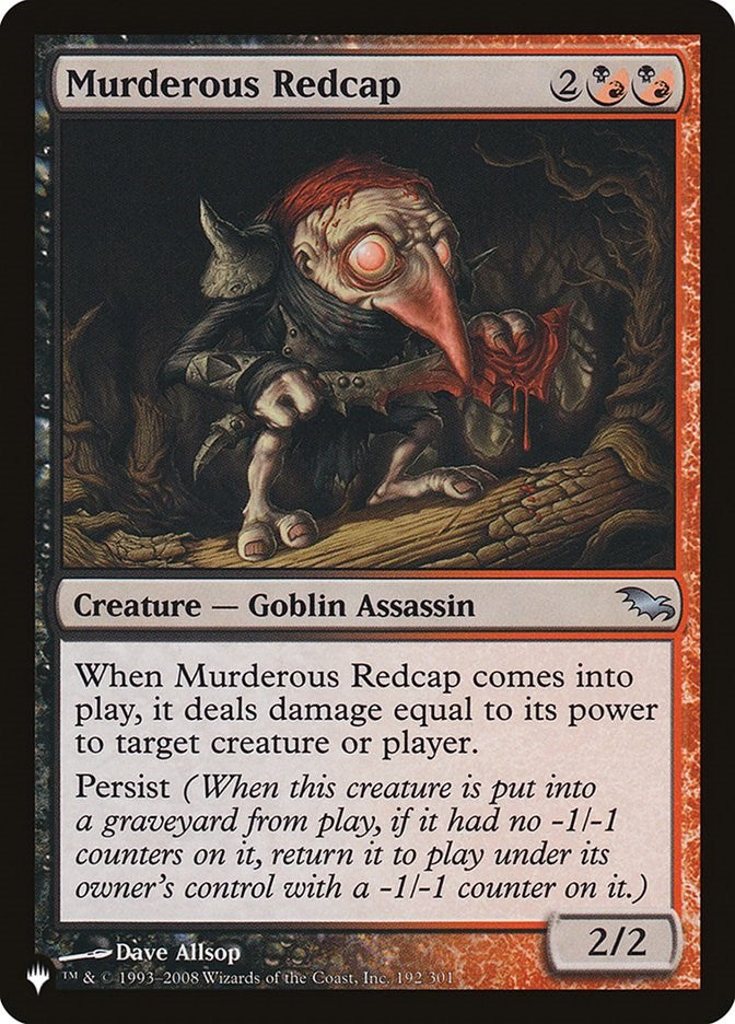 Murderous Redcap [LIST - 192/301]