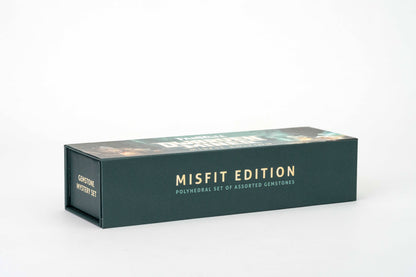 Mystic Mines Misfit Gemstone Dice Set | Premium Mystery Box (7-Piece RPG Set)