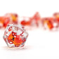 Dragon Storm Inclusion Resin Dice Set (Red Dragon) | 7-Piece 16mm Polyhedral Set – image 4