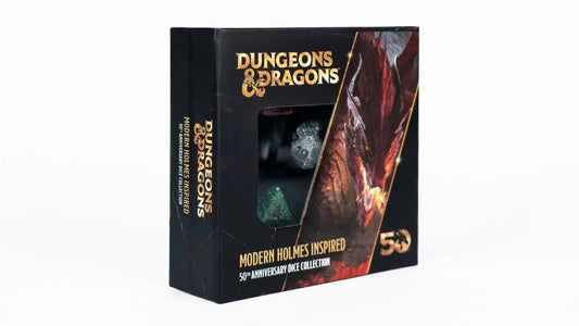 D&D 50th Anniversary Modern Holmes Inspired Dice Set | 5-Dice Set | FanRoll