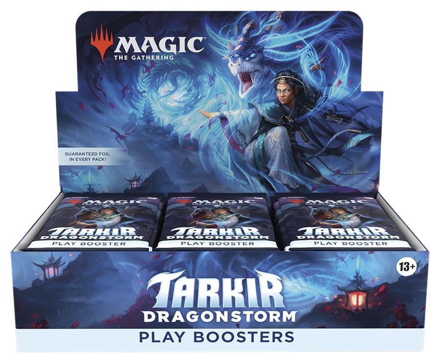Magic The Gathering Tarkir Dragonstorm Thirty Pack Factory Sealed Play Booster Display Box Packaging