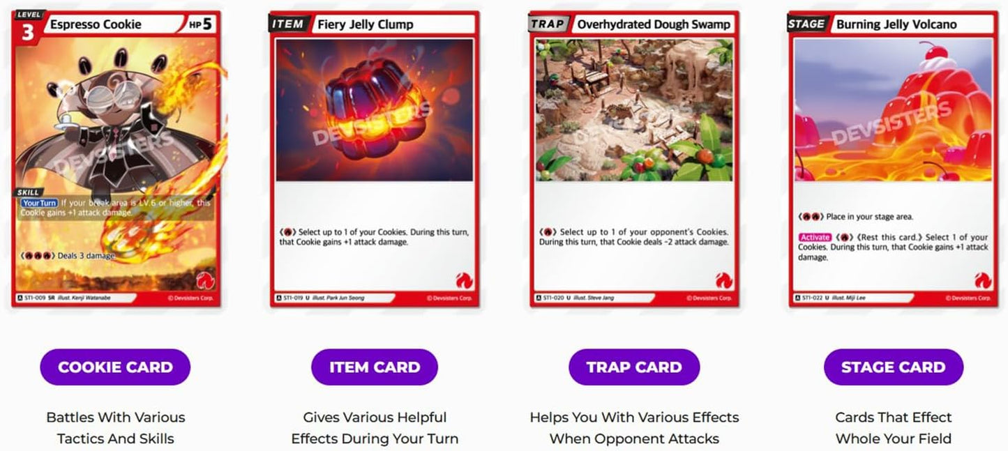 CookieRun Braverse TCG Brave Beginning Booster Pack (Set 1)