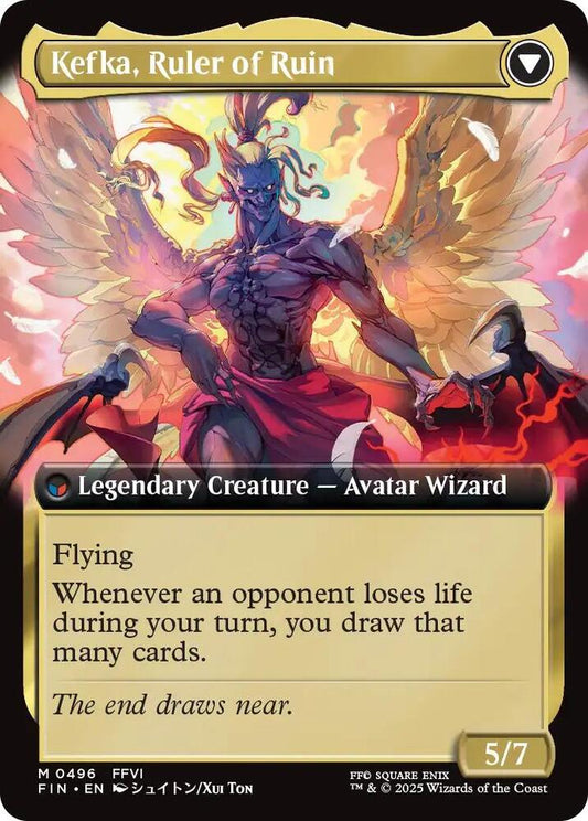 Kefka, Court Mage (Extended Art) (Back)