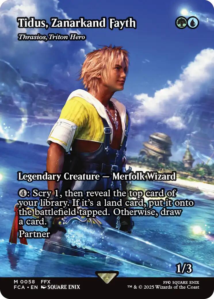 Tidus, Zanarkand Fayth - Thrasios, Triton Hero (Showcase)