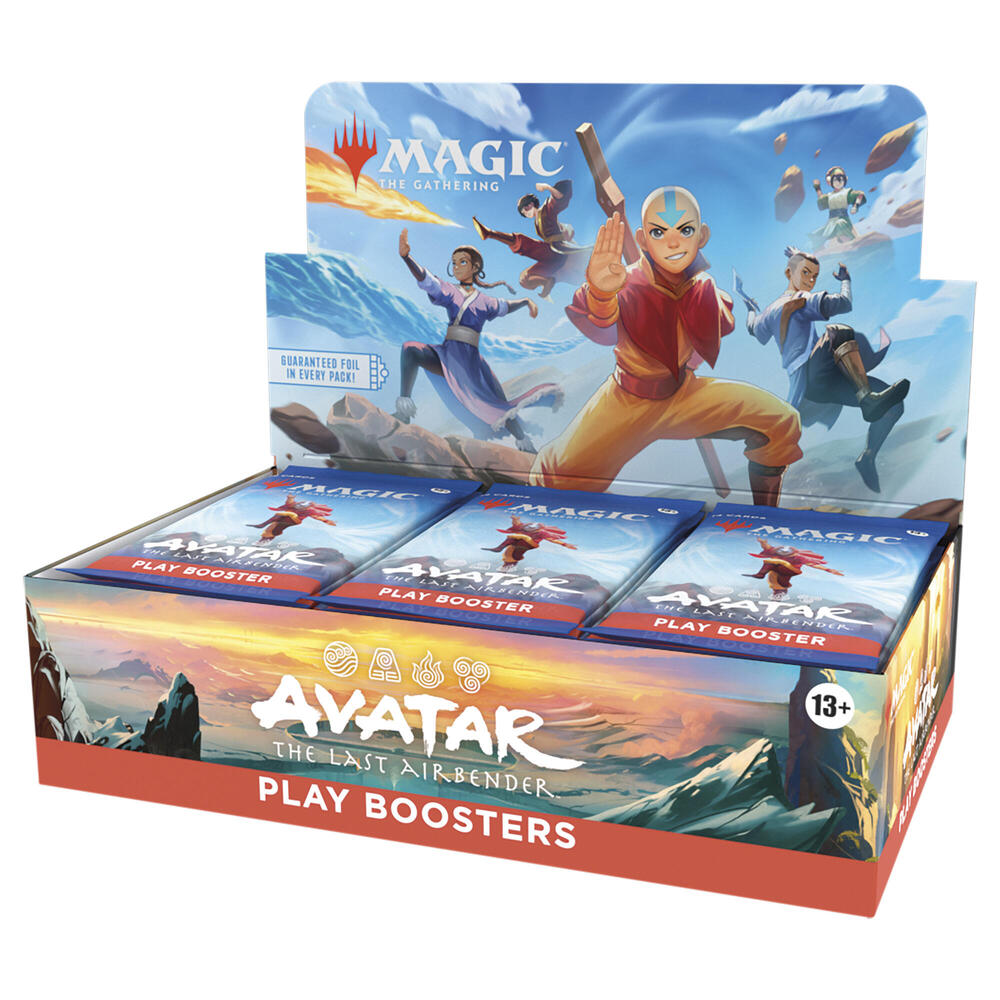Magic The Gathering Avatar The Last Airbender Universes Beyond Thirty Pack Factory Sealed Play Booster Display Box Packaging