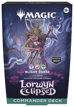 Magic The Gathering Lorwyn Eclipsed Blight Curse Ready to Play Preconstructed Commander Deck Box Packaging