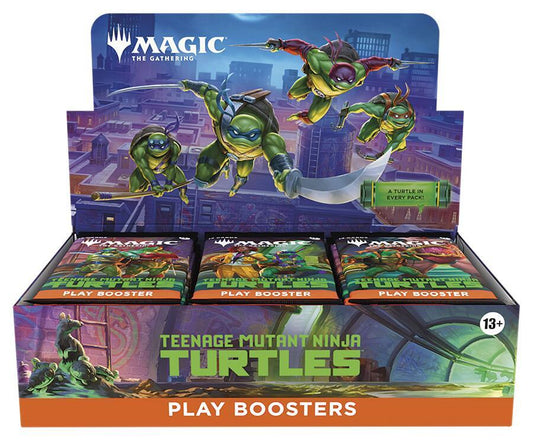 Magic The Gathering Teenage Mutant Ninja Turtles Universes Beyond Thirty Pack Factory Sealed Play Booster Display Box Packaging