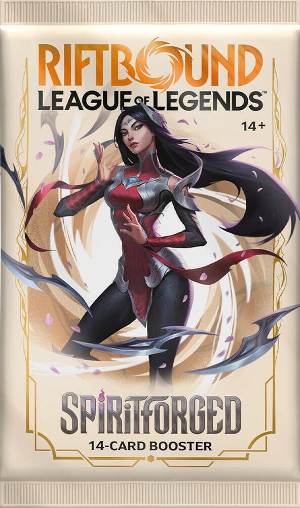 Riftbound League of Legends TCG Spiritforged SFD Booster Pack Original Champion Artwork