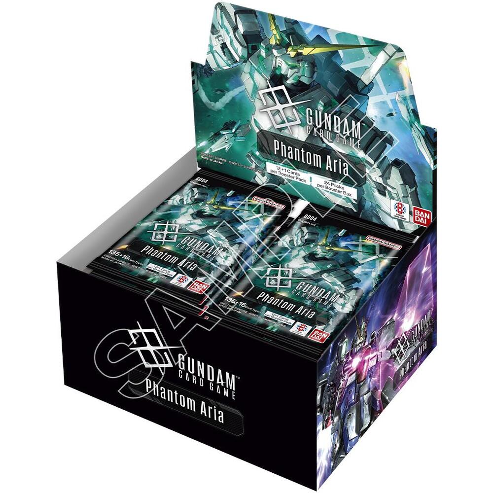 Gundam Card Game Phantom Aria GD04 Booster Box 24 Packs Featuring Victory Gundam and Turn A Gundam