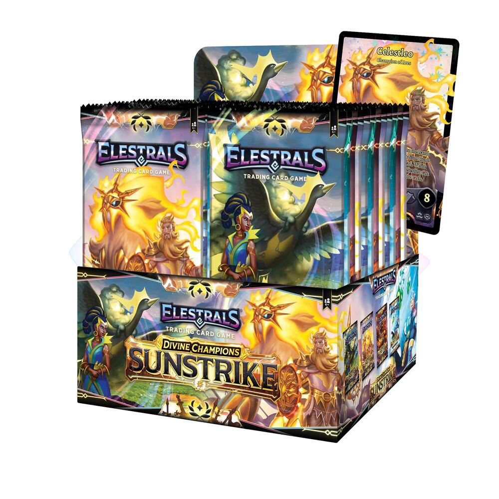 Divine Champions Sunstrike SST Trading Card Game Booster Box and Packs