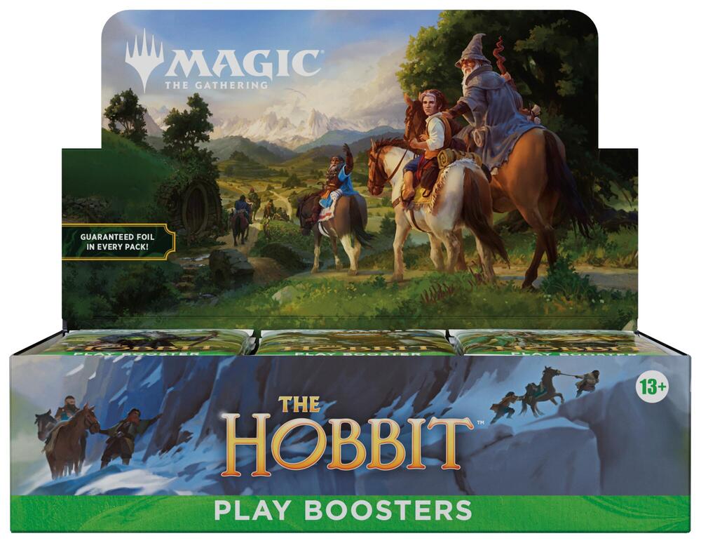 Magic The Gathering The Hobbit HOB Factory Sealed Thirty Pack Play Booster Display Box Packaging with Box Topper
