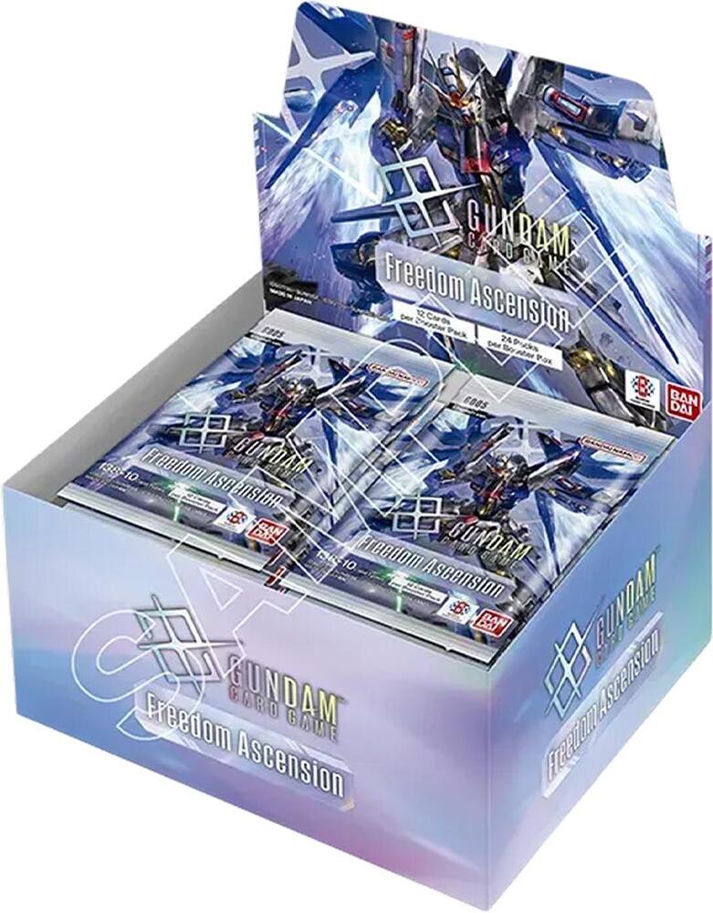 Gundam Card Game Freedom Ascension GD05 Twenty Four Count Factory Sealed Booster Display Box Packaging