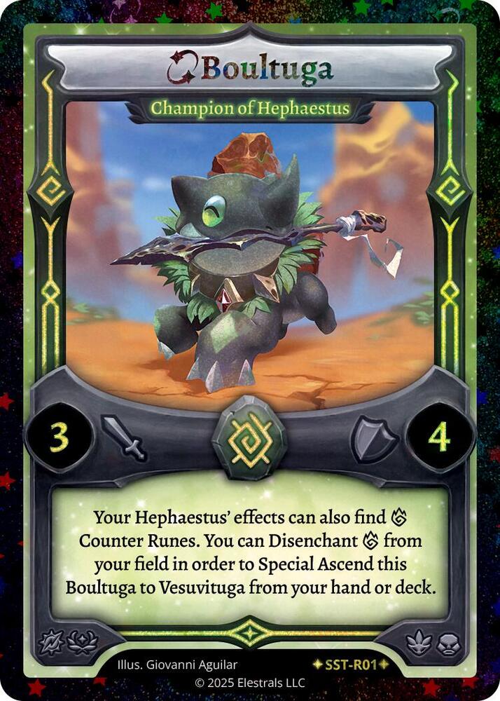 Elestrals TCG: Divine Champions - Sunstrike Booster Pack (10 Cards)