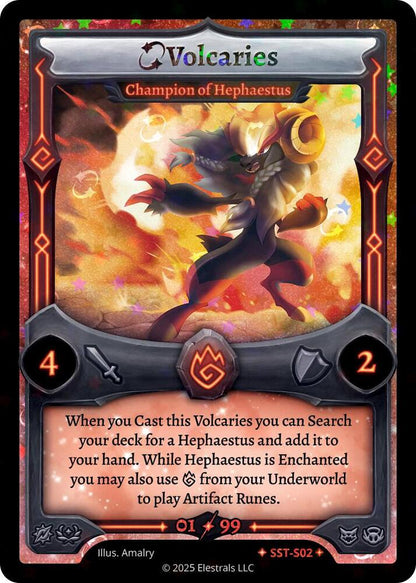 Elestrals TCG: Divine Champions - Sunstrike Booster Pack (10 Cards)