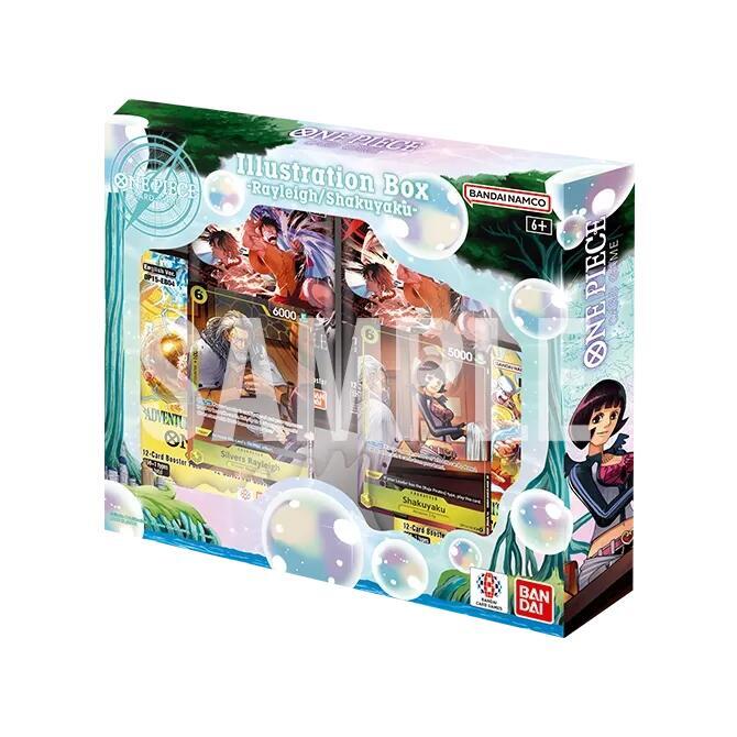 One Piece Card Game Illustration Box Vol 7 Packaging with Four Booster Packs and Promo Cards