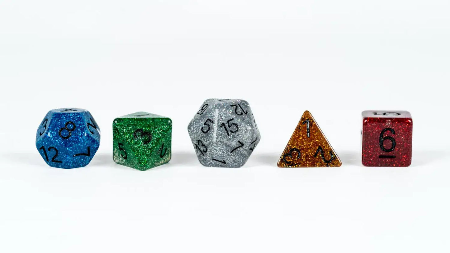 D&D 50th Anniversary Modern Holmes Inspired Dice Set | 5-Dice Set | FanRoll