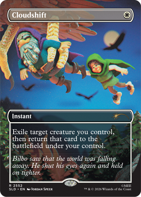 MTG Secret Lair x The Hobbit: Over the Edge of the Wild Non-Foil Edition