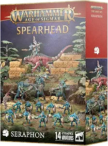 Warhammer Age of Sigmar Spearhead Seraphon Box Set Packaging and Contents
