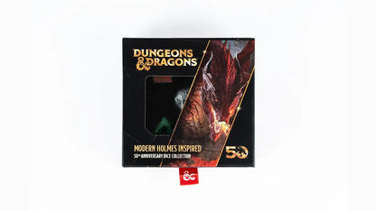 D&D 50th Anniversary Modern Holmes Inspired Dice Set | 5-Dice Set | FanRoll
