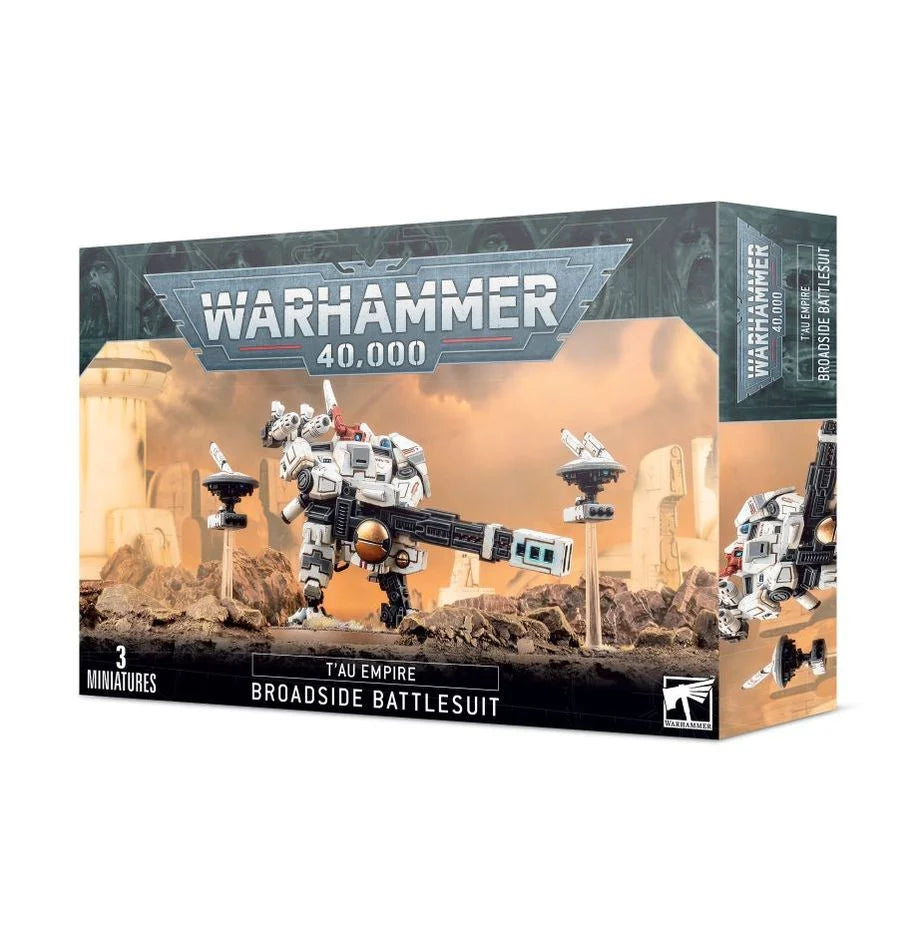 Warhammer 40000 Tau Empire XV88 Broadside Battlesuit Multipart Plastic Miniature Box Packaging