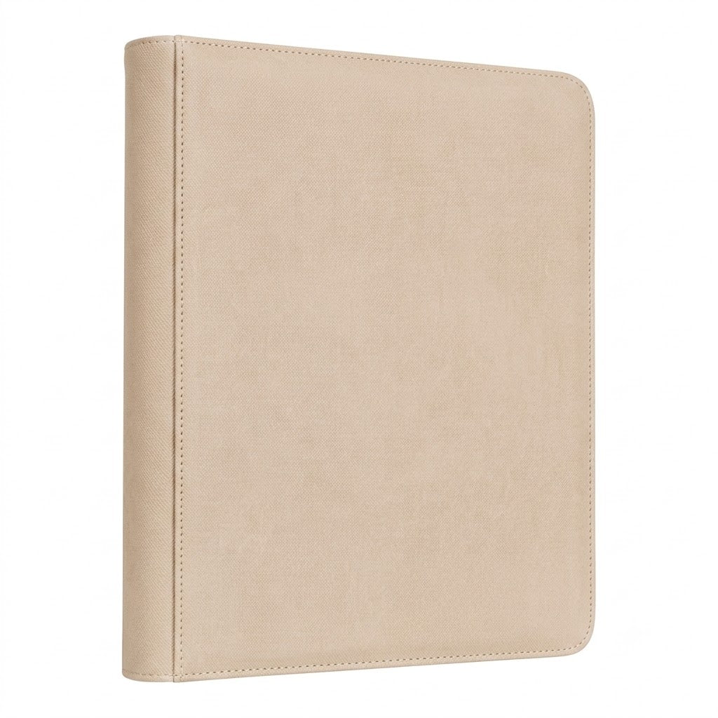 Portable 9-Pocket PU Leather Trading Card Binder with Zipper Closure (360 Pocket) – image 13