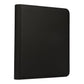 Portable Nine Pocket PU Leather Zippered Trading Card Binder Album for Sports and TCG Cards
