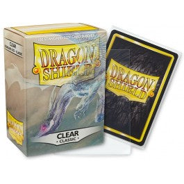 Dragon Shield Standard Classic Clear 100 Count Card Sleeves Box