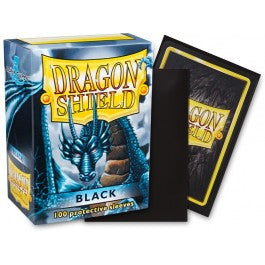 Dragon Shield Standard Classic Black 100 Count Card Sleeves Box