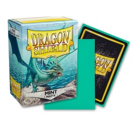 Dragon Shield Standard Matte Mint 100 Count Card Sleeves Box