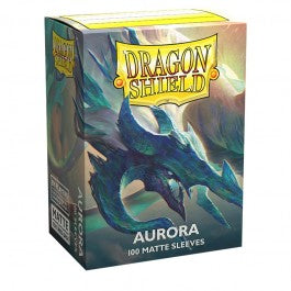 Dragon Shield Standard Matte Aurora 100 Count Card Sleeves Box