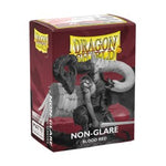 Dragon Shield Standard Matte Non-Glare Blood Red 100 Count Card Sleeves Box