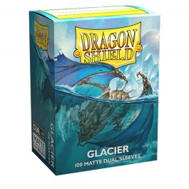 Dragon Shield Standard Matte Dual Glacier 100 Count Card Sleeves Box